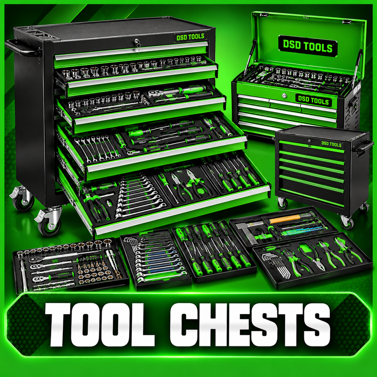 Tool Chests with Tools
