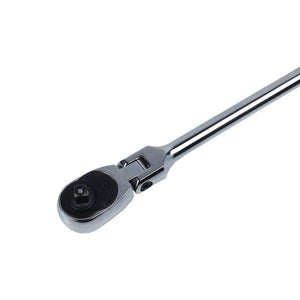 1/4" Drive Extra Long 305mm 72T Flexible Head Ratchet TPR Grip 4240