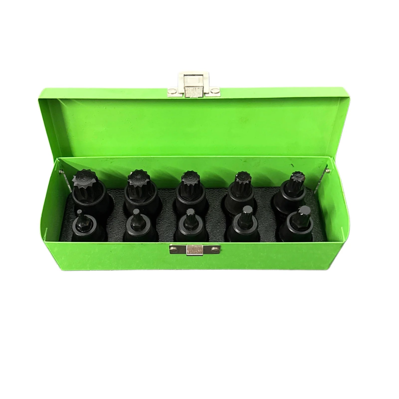 US PRO INDUSTRIAL Tools Set de 10 bucăți 1/2" dr Impact Spline Bit Sockets Set