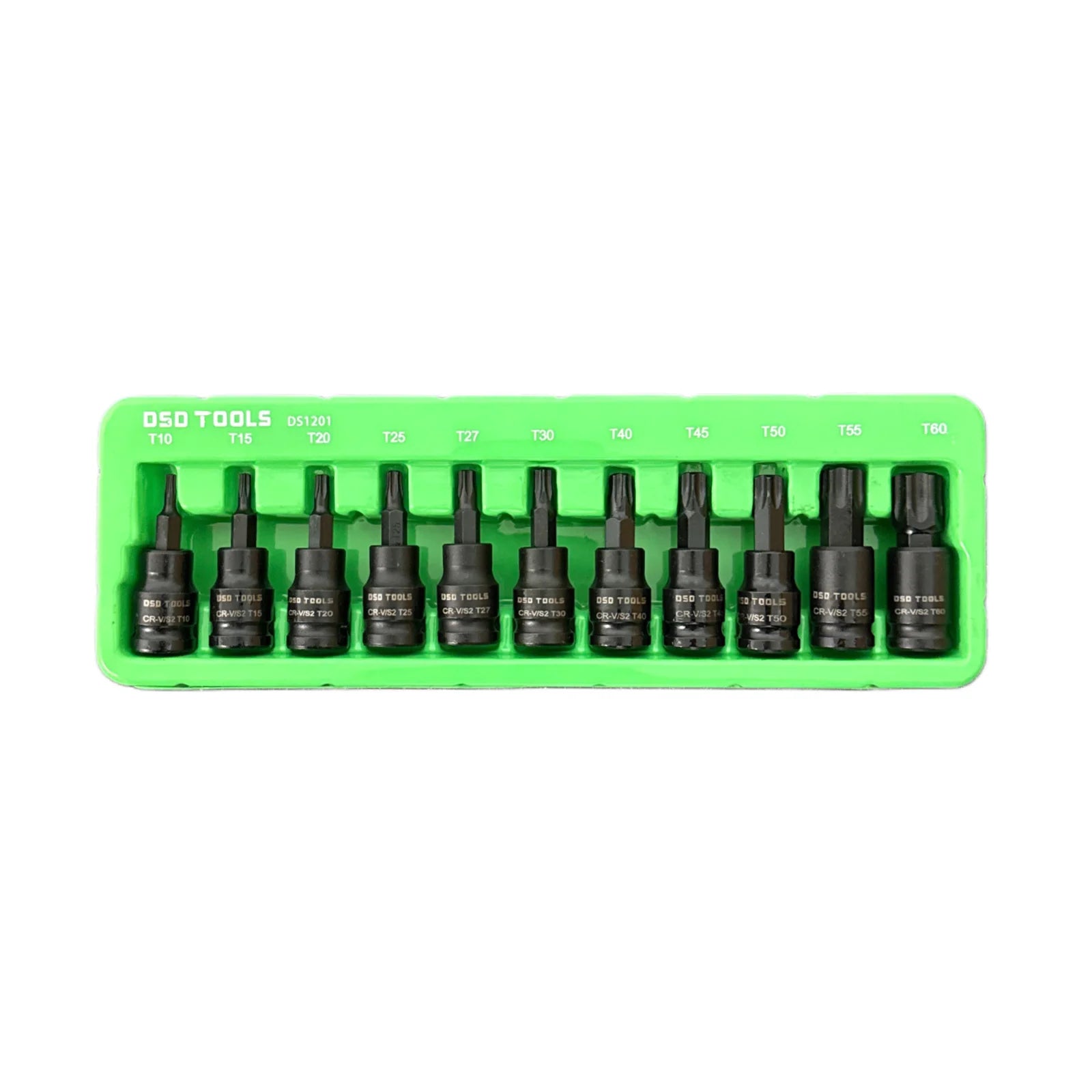 US PRO Tools Set de 9 bucăți Impact Star Torx cu suport DR de 1/2" T30 - T70 