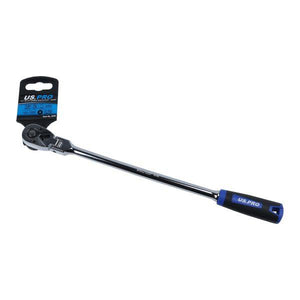 1/4" Drive Extra Long 305mm 72T Flexible Head Ratchet TPR Grip 4240
