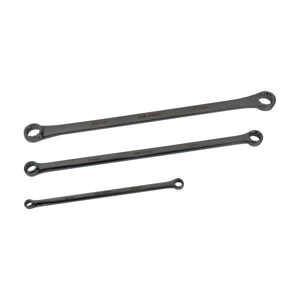 7pc Aviation Double Ended Ring Extra Long Spanner Set 8 - 24mm 3222