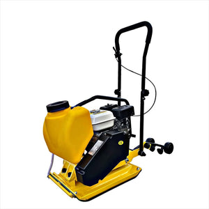Professional wacker plate with clear mat and optional water tank system for tarmac and asphalt DS1065