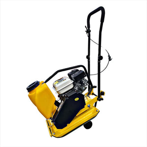 Professional wacker plate with clear mat and optional water tank system for tarmac and asphalt DS1065