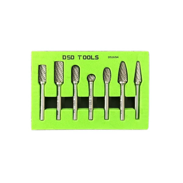 7pc Tungsten Carbide Burr Set DS1694