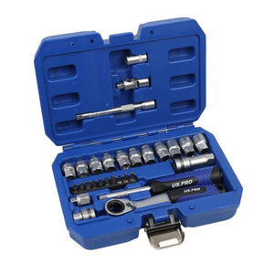 Go-thru 1/4 Dr Metric 29 Pc Ratchet Go Through 7558