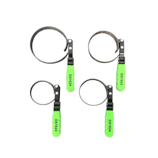 4 Piece Swivel Oil Filter Strap Removal Wrench Set DS1624