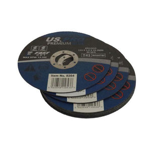 Premium Blue 115 X 1.0 X 22.2MM Metal Cutting Discs - Box 400 - 8264