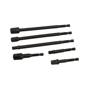 Impact Bit Socket Adapter Driver 6pc Set Extension 1/4 3/8 & 1/2" - 7198