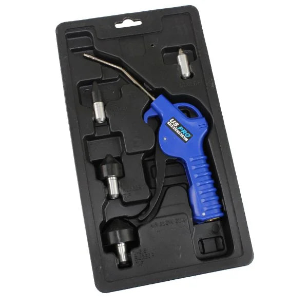 Air Dust Gun Kit With 4 Nozzles Compressed Air Blow Tool 8605