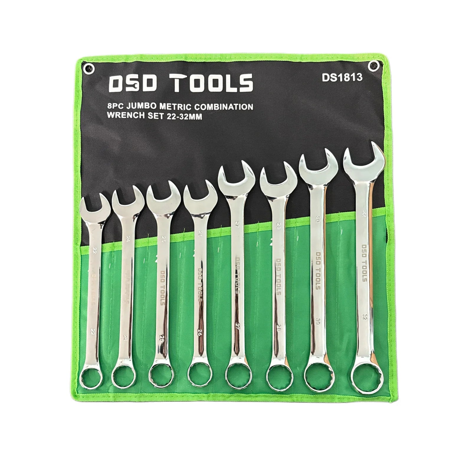 8pc Jumbo Metric Combination Wrench Set 22-32mm DS1813