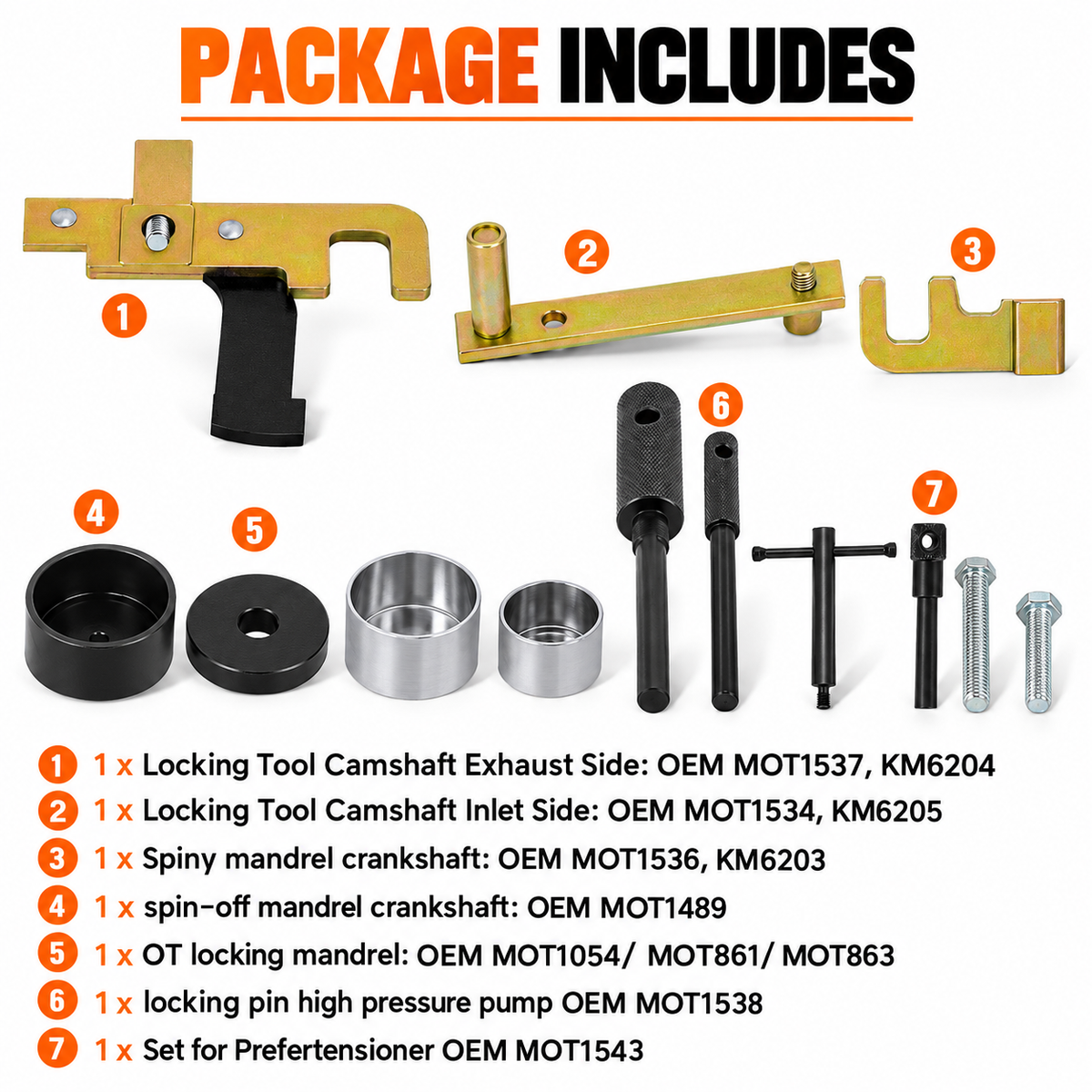 Renault / Nissan / Vauxhall Timing Kit 1.5, 1.9, 2.2, - US PRO 7186