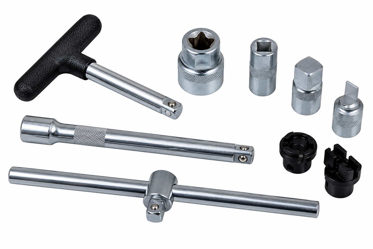 34-Piece 3/8-Inch Drive Oil Drain Plug Key Set – 6314