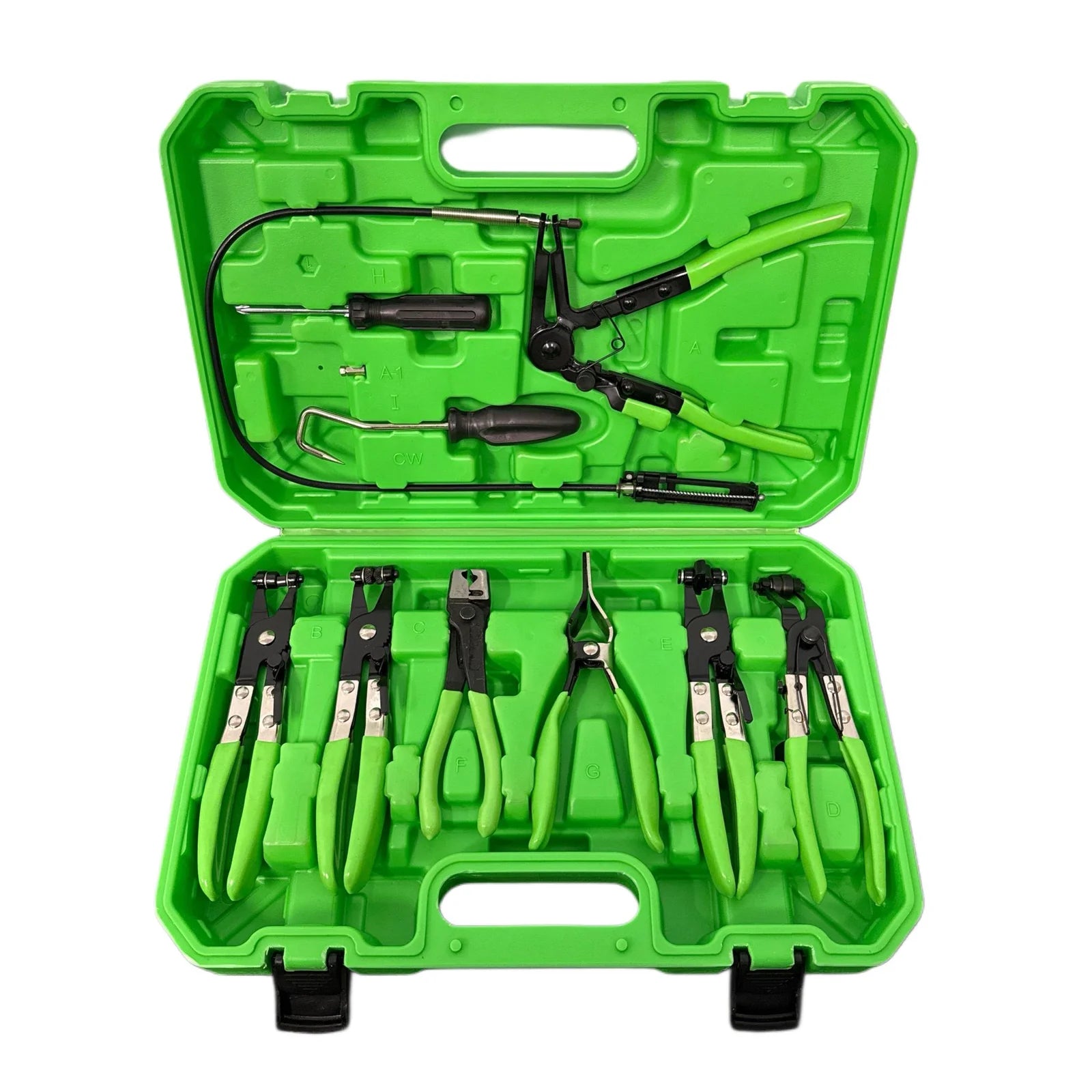 9pc Auto Hose Clamp Removal Clip Fixings Pliers Set DS1011