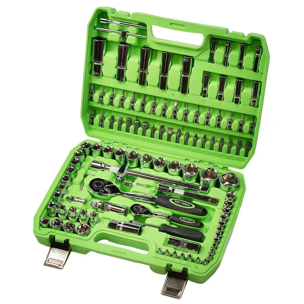 108pc 1/4 & 1/2 Dr Metric Super Lock Socket Set DS1033