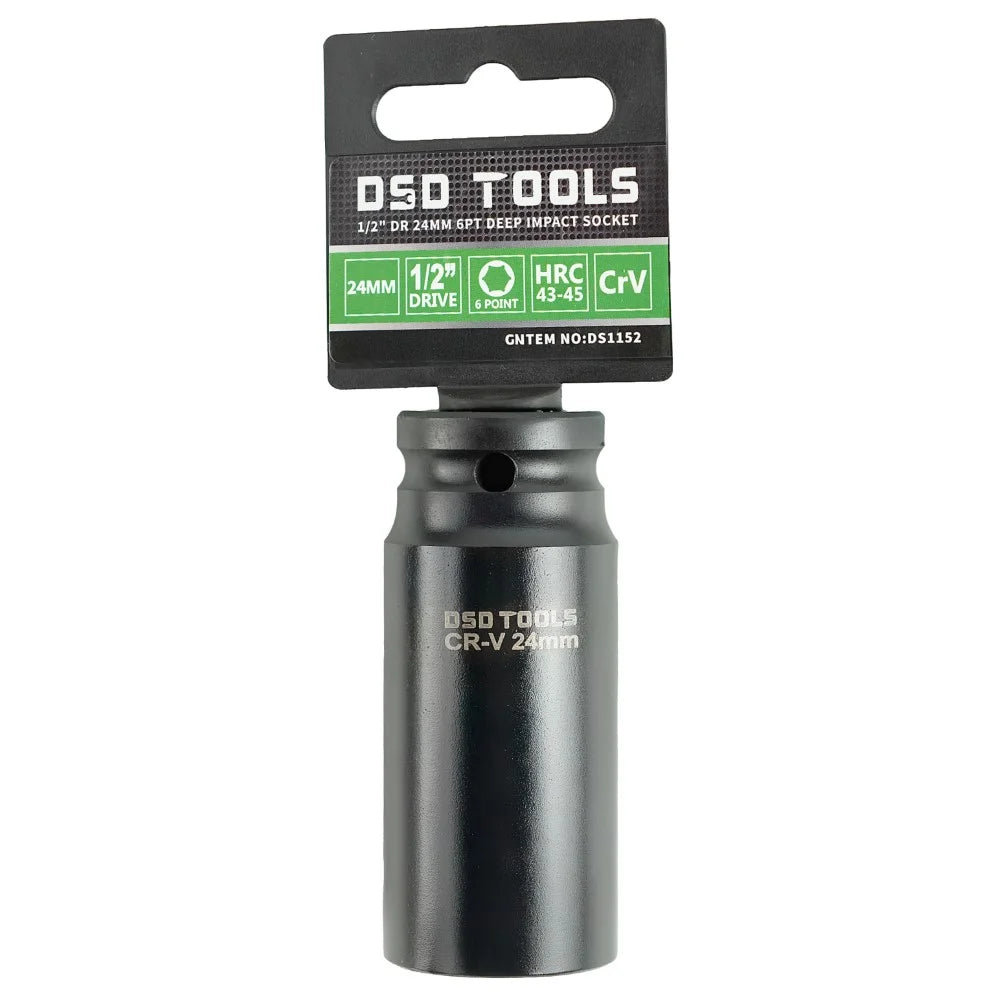 24mm x 1/2″ DR Deep Impact Socket 6PT 78mm Long DS1152