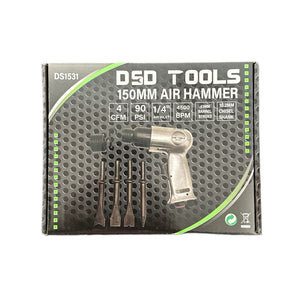 Set de 3 bucăți pistol cu ​​praf de aer 100/300/500 mm cu mânere din plastic