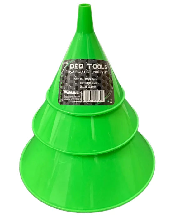 3pcs Plastic Funnels Set DS1581