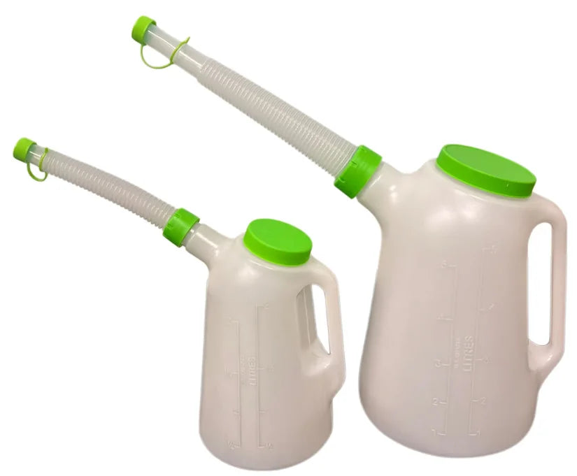 2pc Measuring Jug Set With Lids And Spouts DS1588