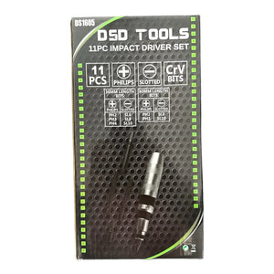 US PRO Tools Set de șurubelnițe cu impact de 11 buc 