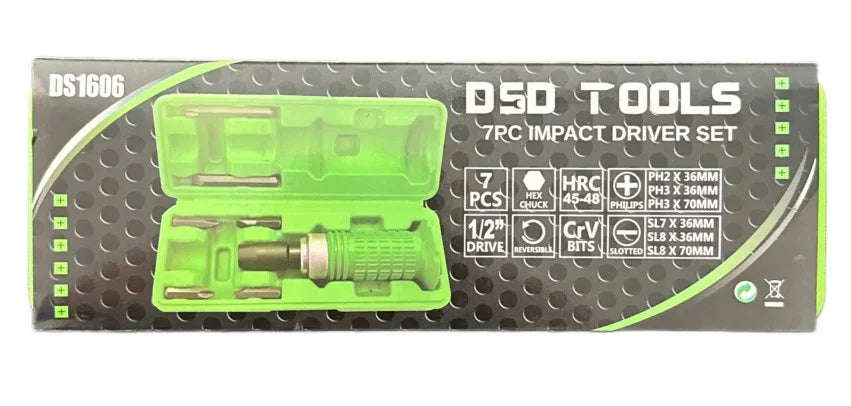 US PRO Tools Set de șurubelnițe cu impact de 11 buc 