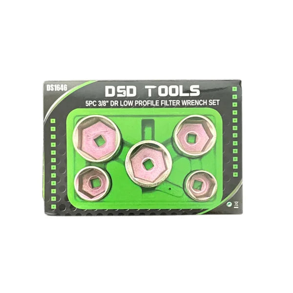 US PRO Set de îndepărtare chei pentru filtru de ulei Tip de cupă 65 mm - 100 mm Kit 15 buc. 