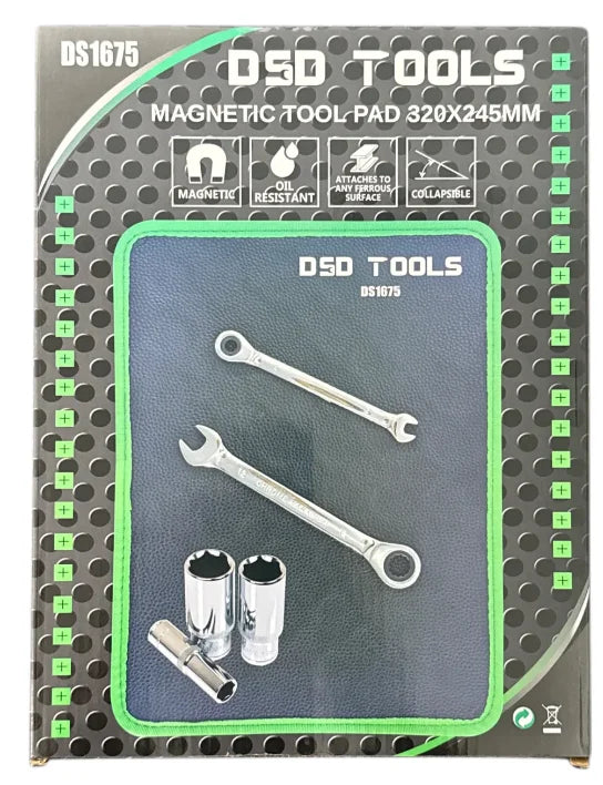 Tavă dublă magnetică pentru piese US PRO Tools 5,5" x 9,5". 