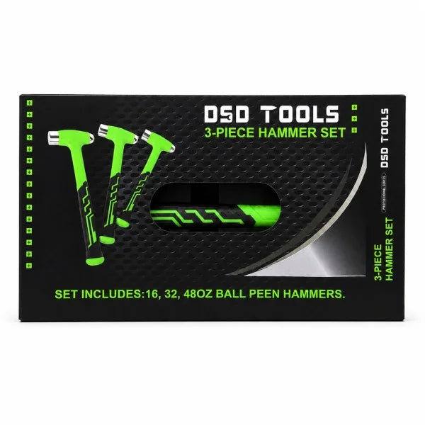 3pc Dead Blow Ball Pein Hammer Set DS1870