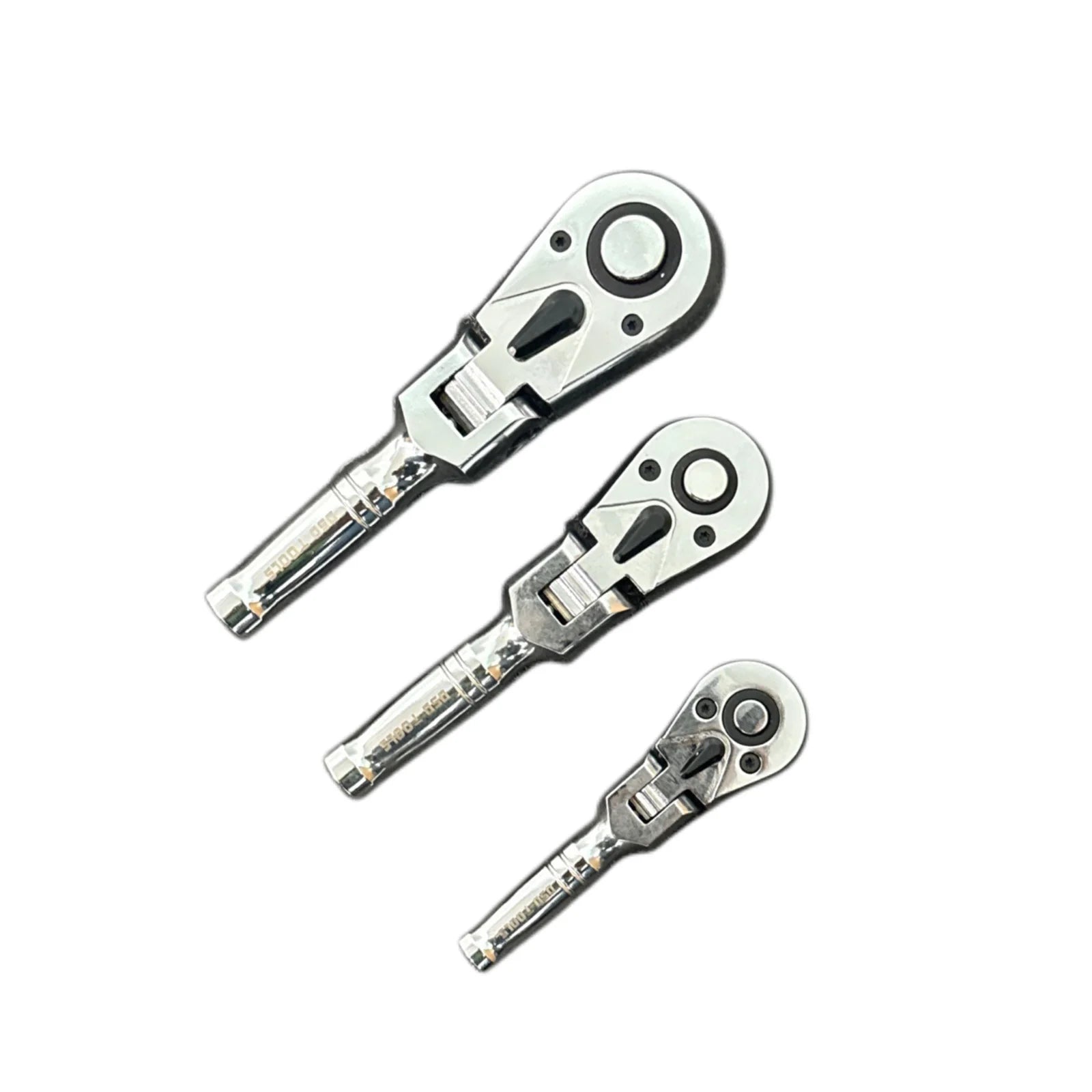 Stubby Flexi Head Ratchet Set 1/4" 3/8" 1/2" Drive In EVA Foam DS1875