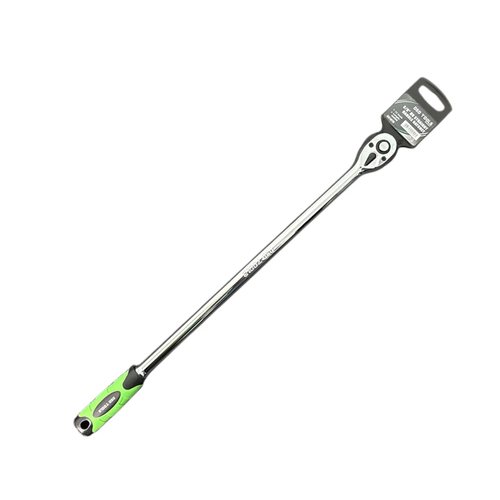 3/8" Drive Extra Long 457mm 72T Straight Ratchet TPR Grip – DS1876
