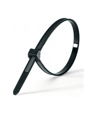 100pc Black Cable Ties 4.8 X 300 Mm DS1888