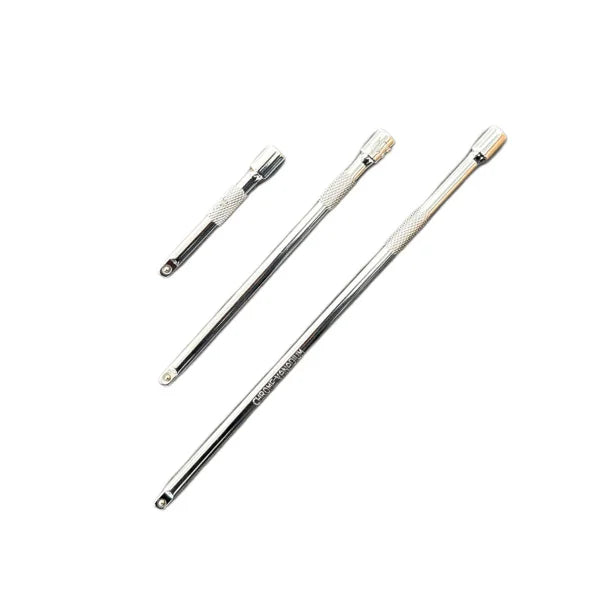 US PRO Tools Set de 3 bucăți 1/4" Dr Socket Bar Extensie 75mm 150mm 250mm Lungime