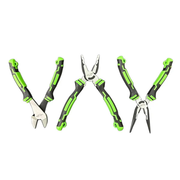 3pc Heavy Duty 8″ Finish Pliers Set in Foam Tray DS1609