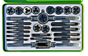 24pc UNC / UNF, Imperial, Tap And Die Thread Cutting Set DS1345