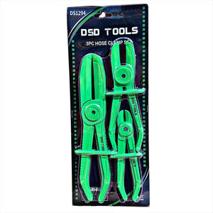 3pc Hose Clamp Tools Set Coolant Fuel Pipe Brake Fluid Flexi Hoses DS1294