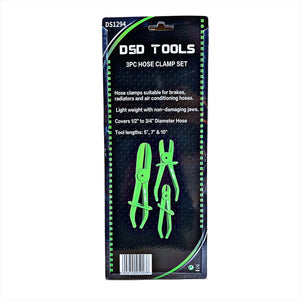 3pc Hose Clamp Tools Set Coolant Fuel Pipe Brake Fluid Flexi Hoses DS1294