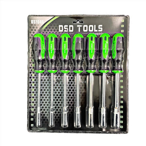 7 Pc Nut Driver Spinner Screwdriver Set Sizes 5,6,7,8,9,10,13mm DS1046