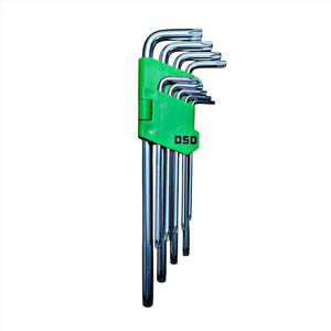 9-Piece Extra Long Tamper Proof Torx Star Key Set T10 - T50 – DS1045