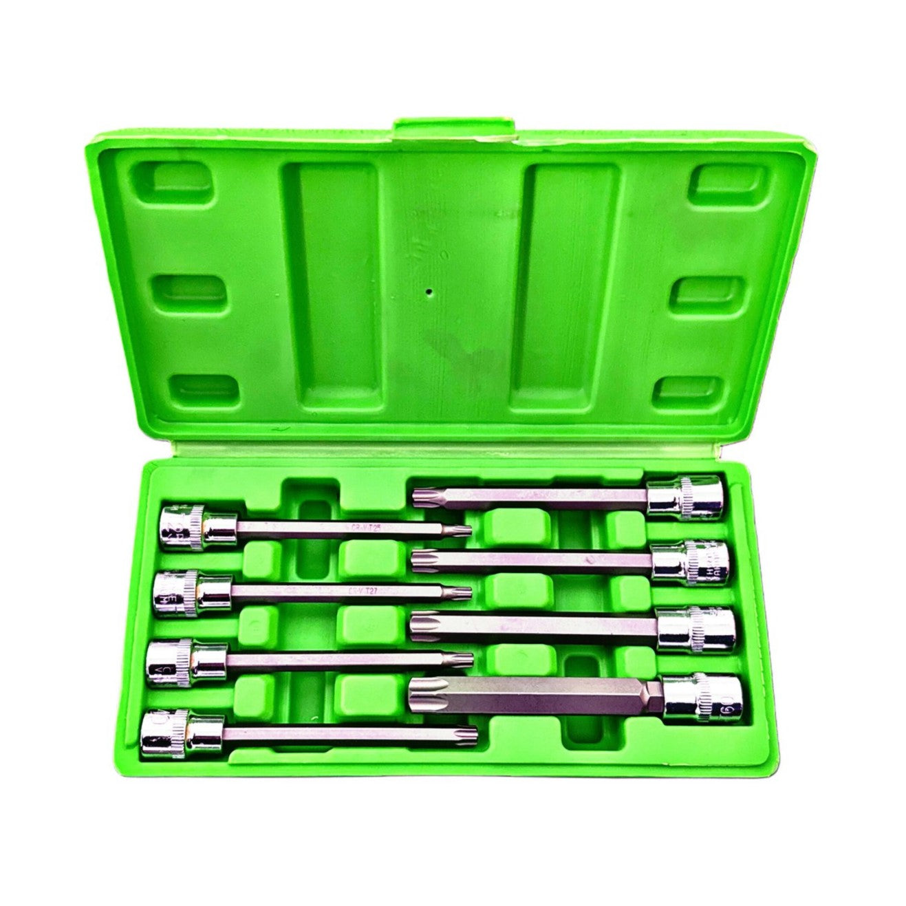 Set de 7 bucăți 3/8" dr 110mm lungi set de prize 4 - 10mm