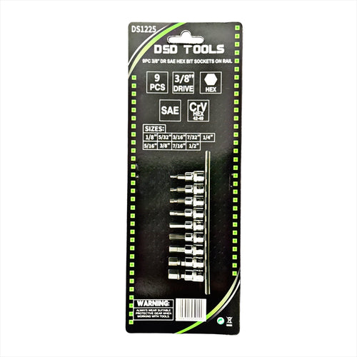 Prize cu capăt sferic hexagonal US PRO 3/8 cm lungime - 7 buc 