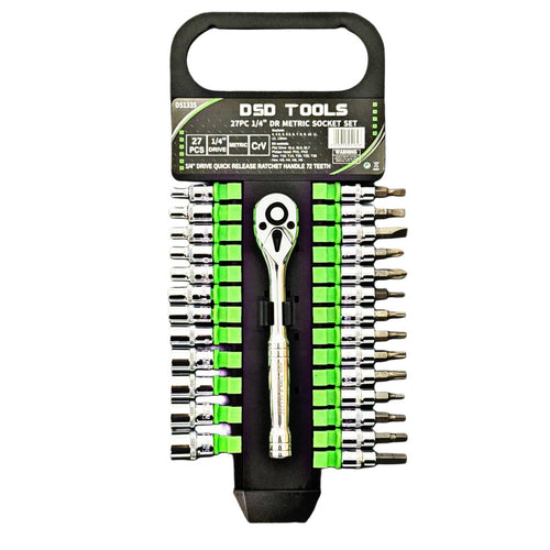 US PRO Tools 27 buc 1/4 Dr Set de prize și biți Hex și Torx 