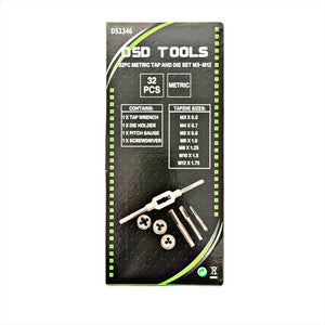 Tap and Die Set - 34 Pieces DS1346