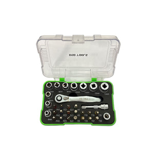 31PC 1/4″ DR SOCKET & BIT SET DS1333