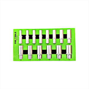 14PC 3/8″ DR DEEP SOCKETS 8-21MM SATIN DS1303