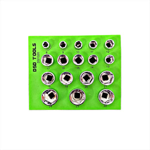 17PC 3/8″ DR SHALLOW SOCKETS 8-24MM DS1320