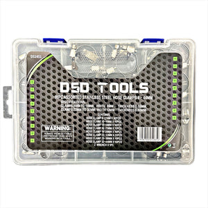 70PC ASSORTED HOSE CLAMPS 8 – 60MM DS1450