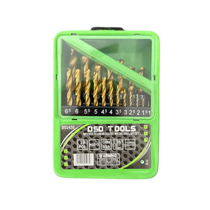 US PRO 19 buc. Set de burghie metrice HSS acoperite cu titan 1 - 10 mm 