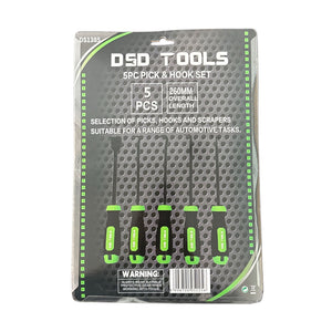 5-Piece Large Heavy Duty 260mm Pick Hook Scraper Set – DS1385