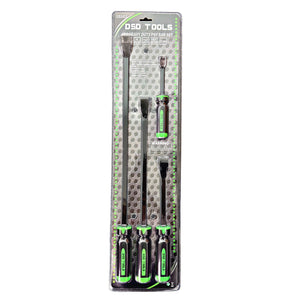 4-Piece Heavy Duty Pry Bar Set, Crow, Jemmy Bar Set, Bars – DS1411