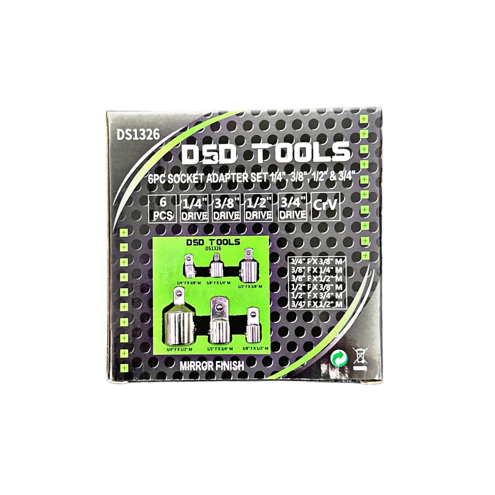 Set de adaptoare de priză US PRO 6 buc - Set reductor - Step Up și Step Down